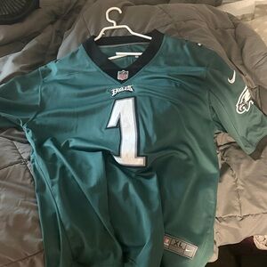 Authentic NFL Jalen Hurts Jersey - Midnight Green/White